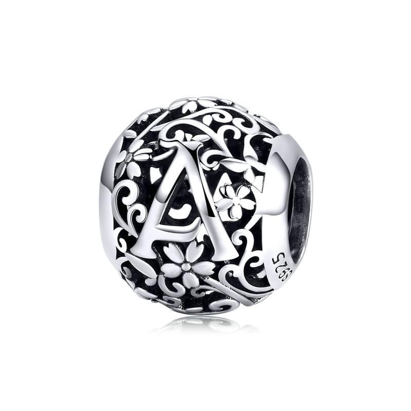 Alphabet Charm | Sterling Silver | Verhalo Jewelry