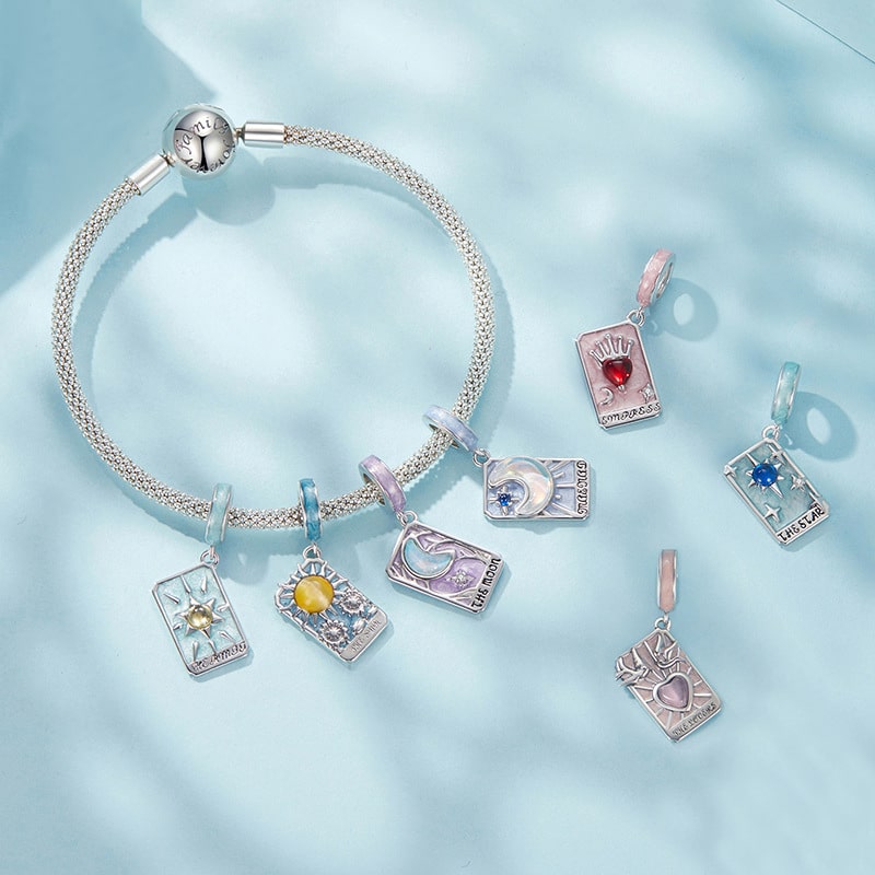 Tarot Charm bracelet | Sterling Silver | Verhalo Jewelry