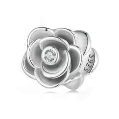 Sparkling Rose charm