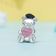 Happy Graduation Bear Charm
