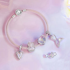 Aurora Dreamscape Charm Bracelet Set | Sterling Silver | Verhalo Jewelry