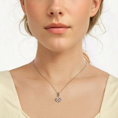Mother & Baby Heart Dangle Charm