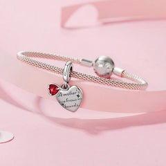 Red Heart Mother's Love Charm