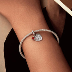 Red Heart Mother's Love Charm