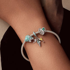 Beach Party Charm Bracelet | Sterling Silver | Verhalo Jewelry