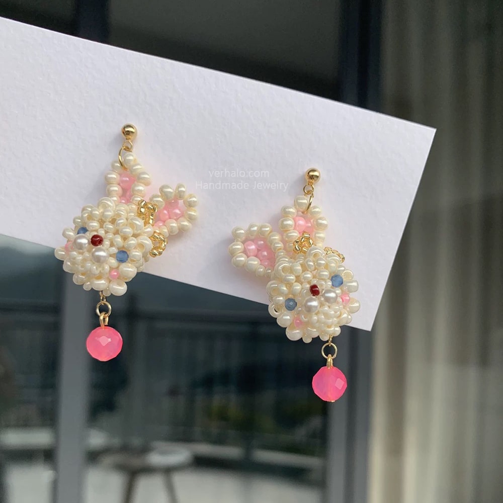Little Bunny Stud Earrings - Verhalo Jewelry