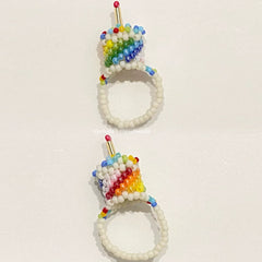 Birthday Cake Handmade Ring - Verhalo Jewelry