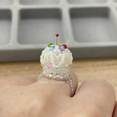 Birthday Cake Handmade Ring - Verhalo Jewelry