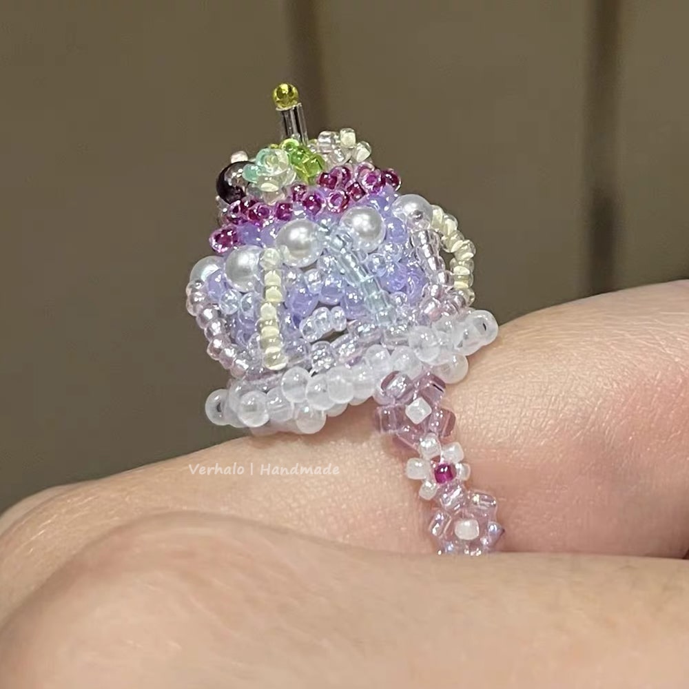 Birthday Cake Handmade Ring - Verhalo Jewelry