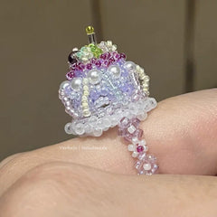 Birthday Cake Handmade Ring - Verhalo Jewelry